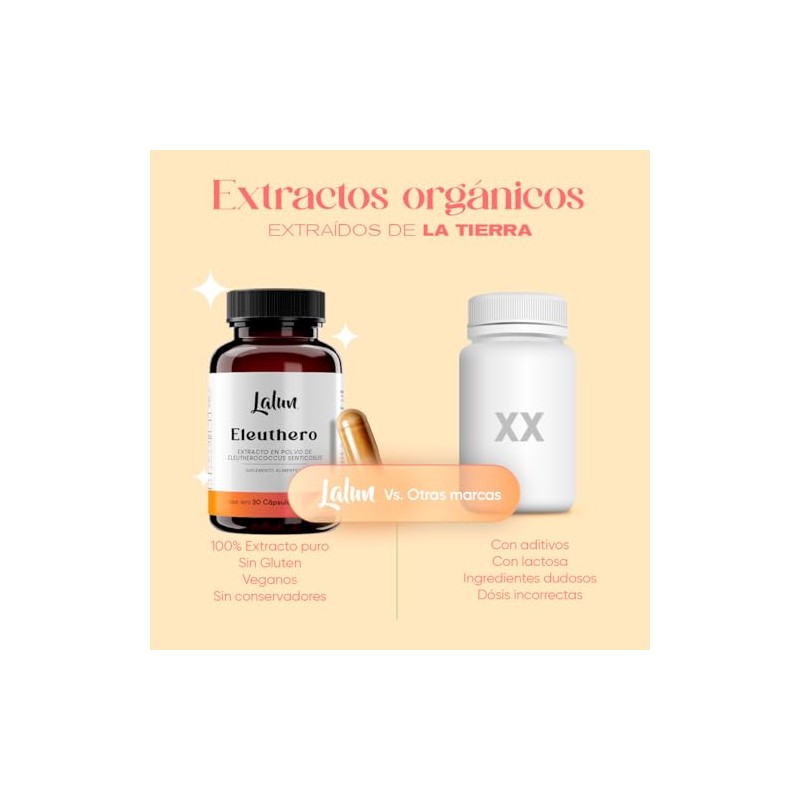 Eleuthero Extracto Orgnico 100 Puro Raz Adaptgenos Naturales Cpsulas Veganas