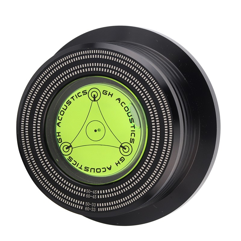 50/ 60Hz Bubble Level Speed Detection Turntable LP Vinyl Disc