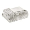 Madison Park Zuri Soft Plush Luxury Oversized Fur Throw Animal