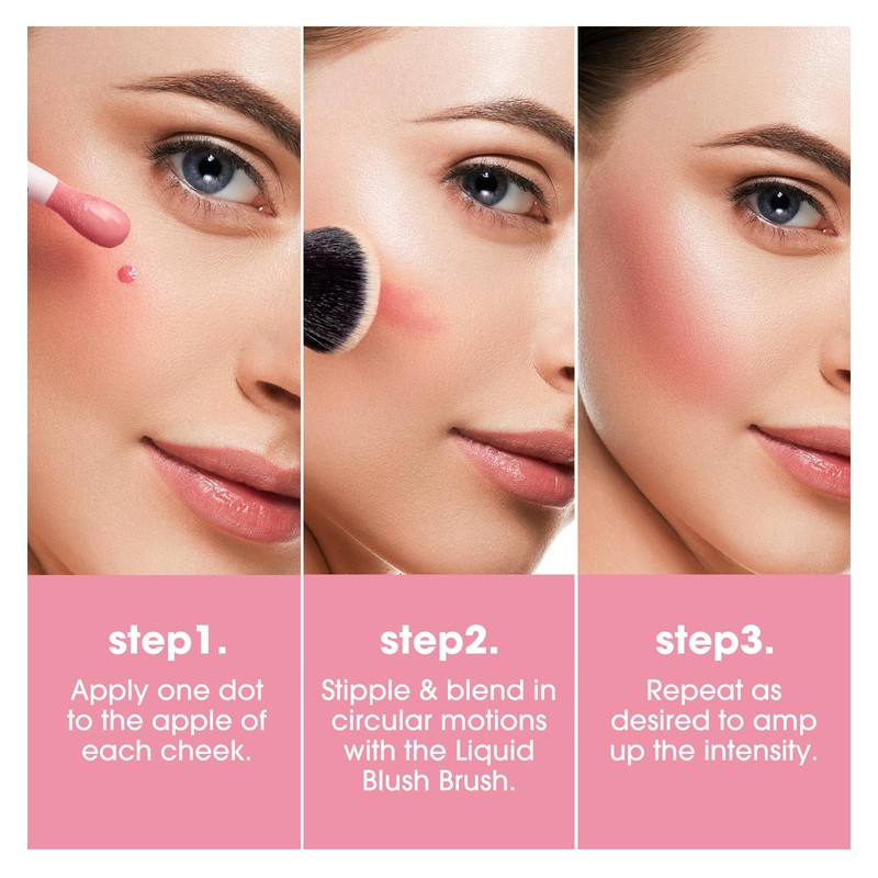 LANGMANNI Soft Liquid Blush Contour Makeup - Blendable & Seamless