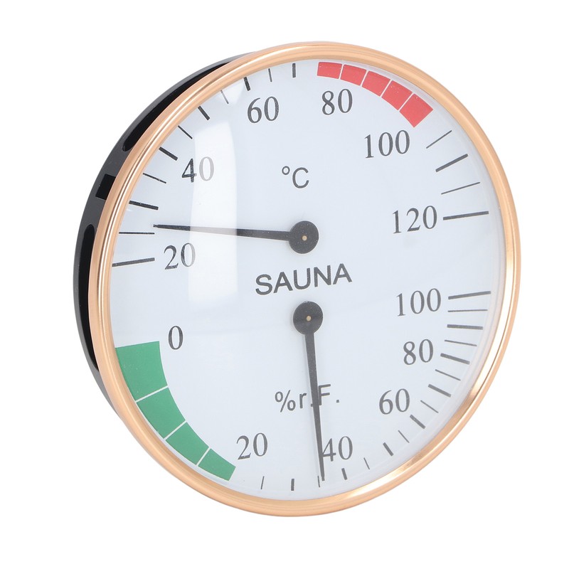Sauna Temperature Humidity Meter Professional Wall Mounted High Accuracy Hygrometer