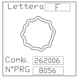 Maserati For Maserati FREE FEDEX 2 DAY 8056 (F) OEM Replace Wheel Lock Key Ghibli Levante