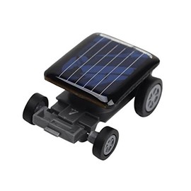 TOOGOO Hohe Qualitaet Kleinste Mini Auto Solar Power Spielzeug Auto Racer Educational Gadget Kinder Kinderspielzeug Heisser Verkauf Solar Power Toy Schwarz