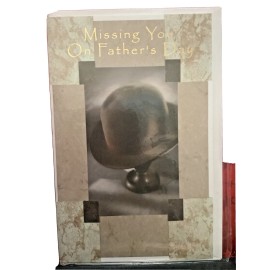 Vintage Fathers Day Card Missing You NIP Unused+env