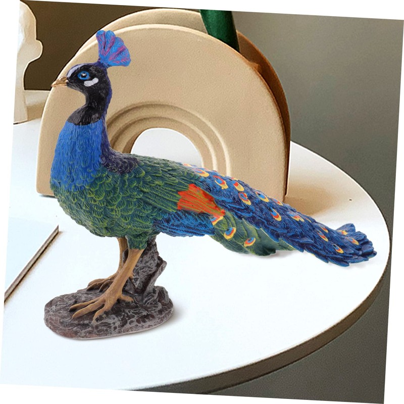 GRIRIW Wedding Decor Peacock Statue Ornament Home Tabletop Peacock Adornment