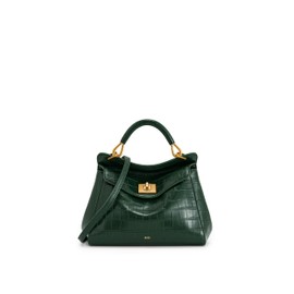 JW PEI Women's Lucia Classic Top Handbag - Green Croc