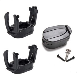 Golf Ball Retriever Pick Up Tool Saver Claw Grabber Value 3 Pcs, Golf Ball Training Aids Picker Plastic Foldable Portable Durabele Golf Accessories Color Black