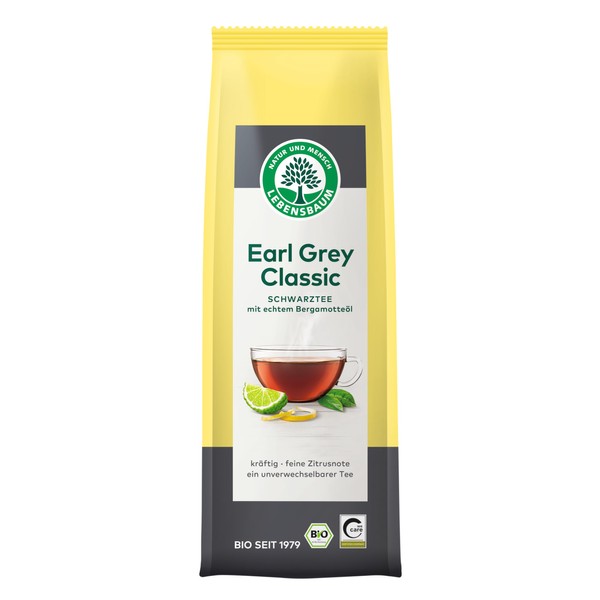 Lebensbaum Earl Grey Classic, Black Tea with Real Bergamot and