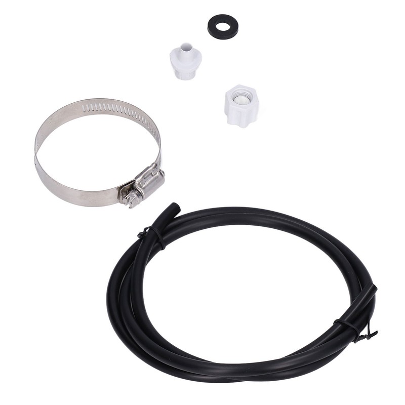Chlorinator Feeder Connection Pack with Nut Gasket Clamp Tubing for