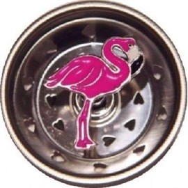 Pink Flamingo Sink Strainer Drain Kitchen Decor