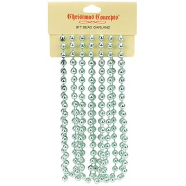 Christmas Concepts® 9ft Christmas Bead Chain - Christmas Bead Garlands - Christmas Decorations (Mint Green)