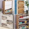 Alnicov 1 Pair of Shoe Cabinet Tilt Accessories 2-Tier Cabinet