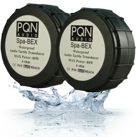 PQN Audio SpaBEX: 70W Waterproof Tactile Transducer for Spa, Float, Bath and Hot Tub