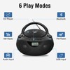 Nextron Portable CD Player Bluetooth Boombox with AM/FM Radio, USB,
