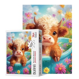 BUHAH 3D Impossible Bird Puzzle for Adults 1000 Pieces Nature Challenging Eagle Art Jigsaw Puzzles Hard Aesthetic Difficult Puzzle as Family Activity