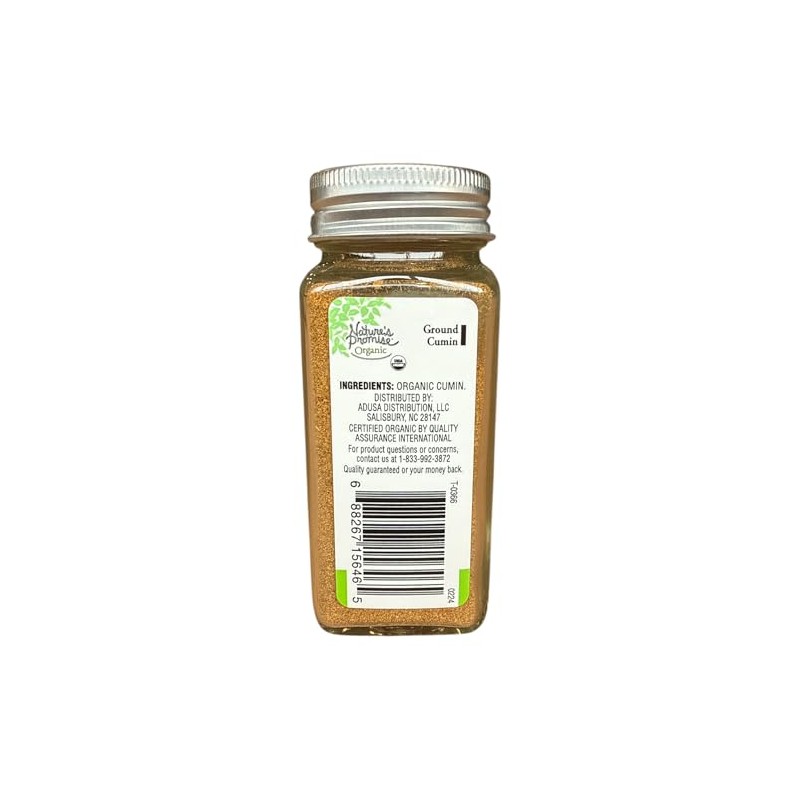 Nature’s Promise USDA Organic Ground Cumin Seasoning, 1.8 oz (Glass