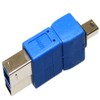 USBGear USB 3.0 Gender Changer Mini Type-B Male to USB 3.0 Type-B Male