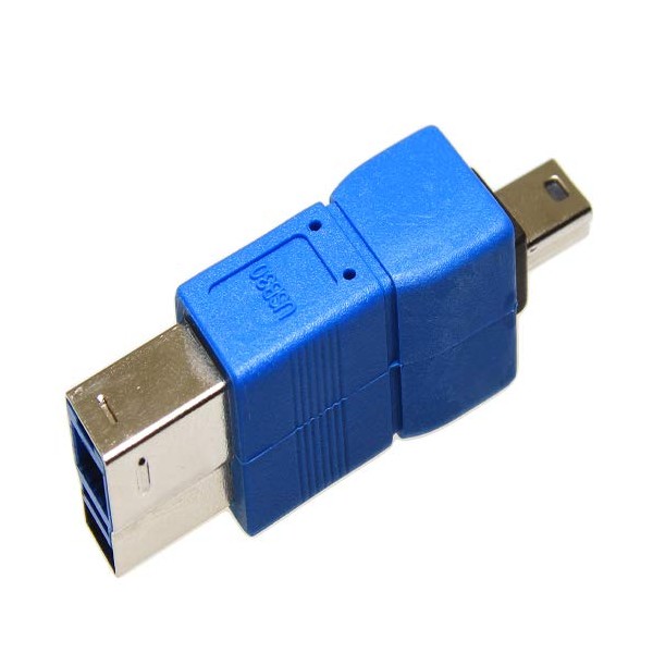 USBGear USB 3.0 Gender Changer Mini Type-B Male to USB