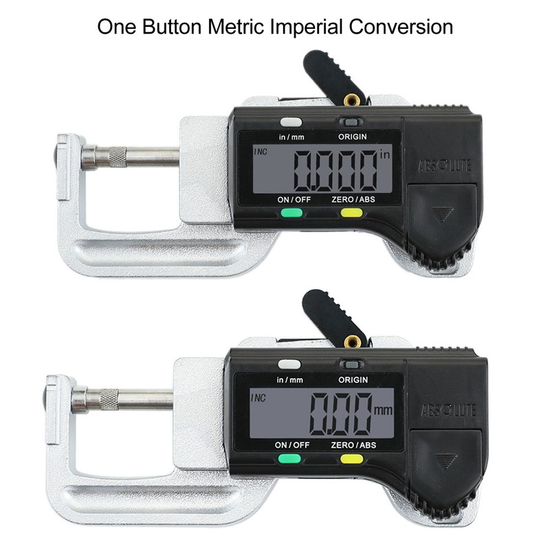 Digital Display Thickness Gauge Detachable Horizontal Thickness Measuring Tool for