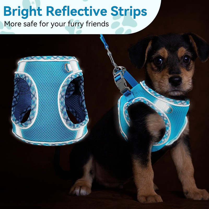 No Pull Dog Harness and Leash Set - Adjustable Reflective
