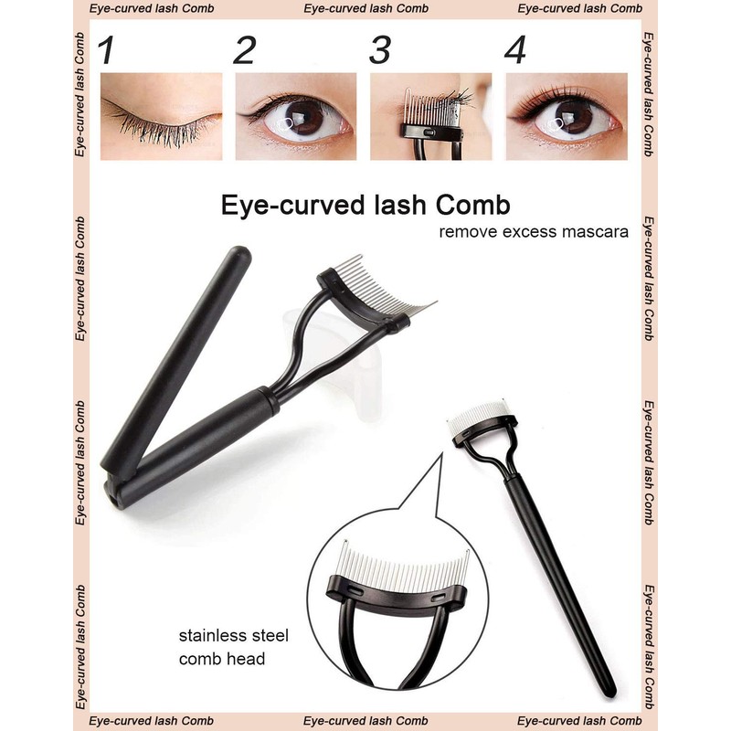 TPPICK Eyelash Curler Kit Metal Lash Curlers with Eyelashes Separator