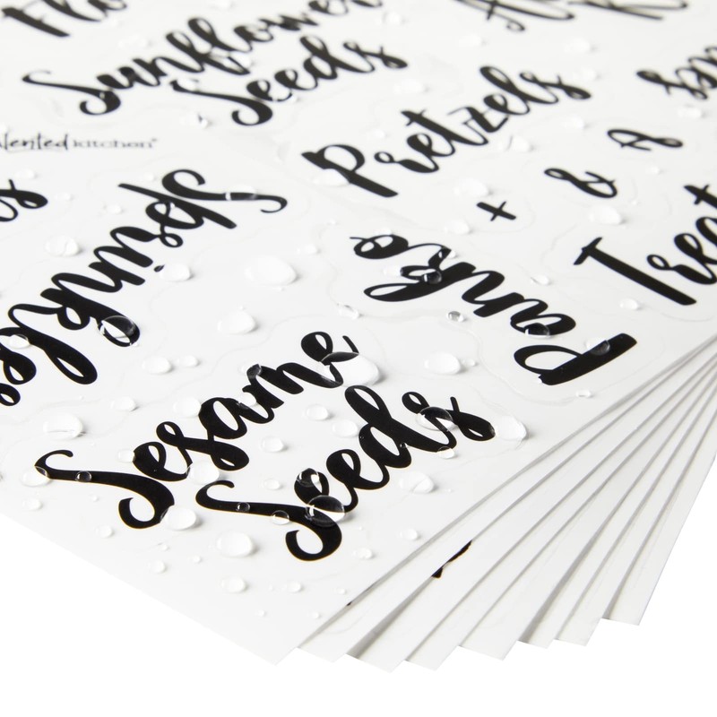 Talented Kitchen 135 Pantry & Kitchen Labels for Food Containers