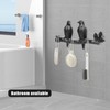letuxaamz Key Holder, Key Holder with 3 Hooks, Bird Key
