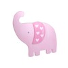 Little Love by NoJo Separates Collection Elephant Shaped Wall Art,