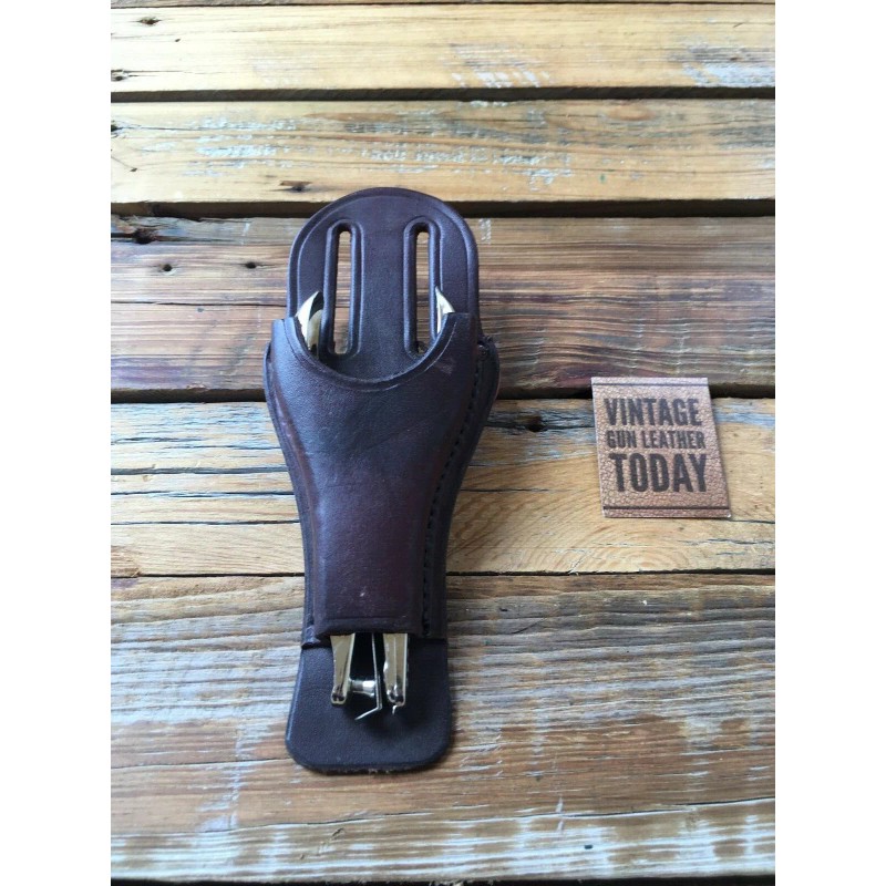 Tex Shoemaker VTG Tex Shoemaker Leather Ticket Hole Punch Holder