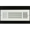HVAC Premium 12"w X 4"h 3-Way Flat Stamped Steel -