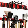 NattyDot Garage Tool Organizer Wall Mount 49.5inch With 9 Hooks,Shovel