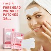 YIMEIR 16Pcs Forehead Wrinkle Patches, Hydrolyzed Collagen Overnight Facial Wrinkle