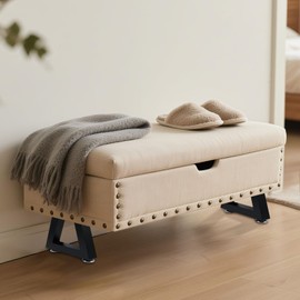 Y-CFHFC 6 Inch Trapezoid Metal Table Legs Heavy Duty Steel Furniture Legs for DIY Sofa, Couch, Bench,Stool,Coffee Table,End Side Cabinet Feets (Set of 2, Black)