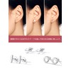 FOCALOOK Women's 925 Silver Earrings, Metal Allergy, Small Earrings, Accessories,