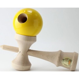 Yamagata Koubou Competition Kendama "Ozora" (Japan Kendama Association Certified), Solid Color, Yellow