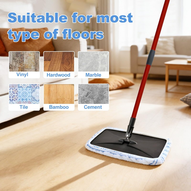 Microfiber Flat Mops for Ocedar Hardwood Floor 'n More Microfiber