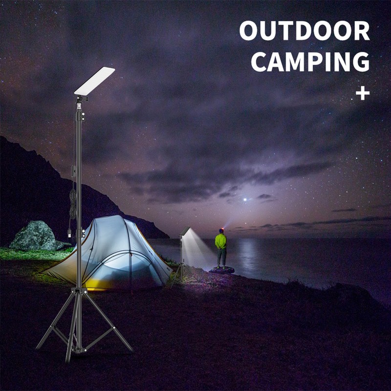 Camping LED Light with Tripod Outdoor Working Light with Tripod