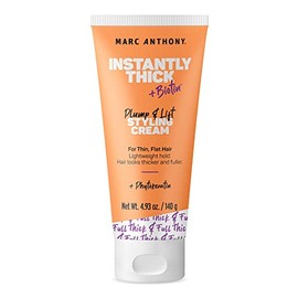 Marc Anthony - Crema para el cabello con biotina y vitamina E que engrosan al instante la crema para el cabello, de sujeción ligera para un producto v