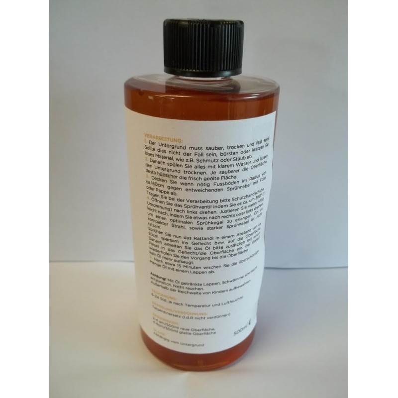 Pflege/Materialien Rattan care, rattan oil, reconditioning, preservation, Träolja