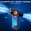 2-in-1 Vacuum and Blower, 110,000 RPM Compressed Air Duster, 160g