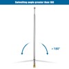 VooGenzek 3 PCS 65cm 4 Section Replacement Telescopic Aerial Antenna,