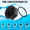 Ceoighe 1 Pcs Swimming Pool Sand Filter Drain Screen Cap