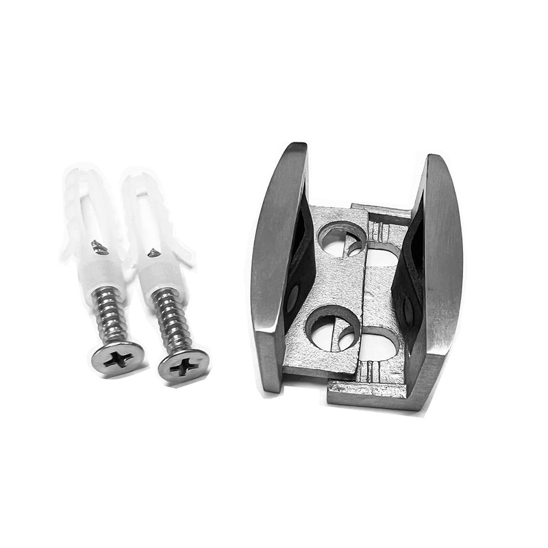 Gordon Glass® Brushed Stainless Steel Adjustable Shower Door Guide for
