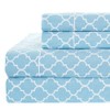 Meridian Blue and White Brushed Percale Cotton, Pair / 2pc