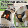 rabbitgoo Tactical Dog Harness for Large Dogs, No Pull Military