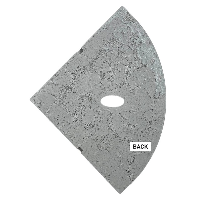 Tenedos Resin Decor 8 Inches Corner Shower Shelf – Light