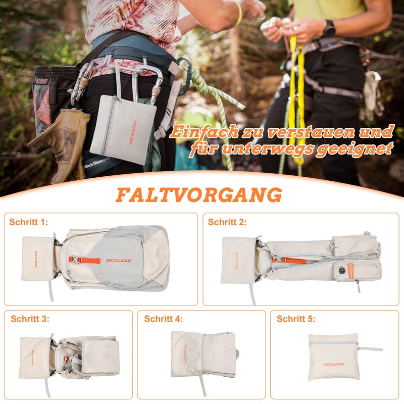 BECOJADDE 20L Hiking Backpack Men's Small Backpack Women's Lightweight Daypack