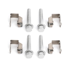 4 Set of Exhaust Manifold Flange Bolts U Nuts Hardware Kit Fit for Dodge Dakota 2004-2010 for Ram 1500 2011-2024 for Jeep Wrangler 2007-2012, Replace 03442 6036734AA 6036684AA