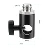 CAMVATE 16 mm Light Stand Head with 5/8 Inch -