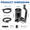 JDMON Oil Catch Can Oil Separator Reservoir Tank Compatible with